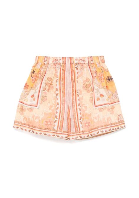 Shorts con stampa ZIMMERMANN KIDS | 7673ARS251MUSMU